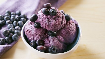 Blueberry Ice Cream Is Almost Too Easy To Make