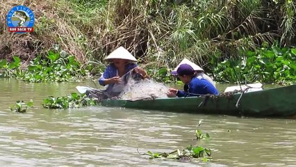 Bà Lão Gần 80 Tuổi Cùng Hai Cháu Gái Giăng Lưới Kiếm Sống Qua Ngày
