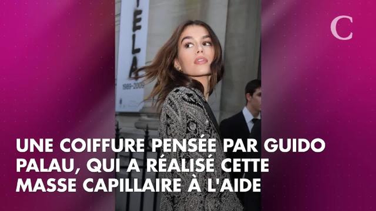 PHOTOS. La coiffure WTF de Kaia Gerber, la fille de Cindy Crawford, au défilé Valentino