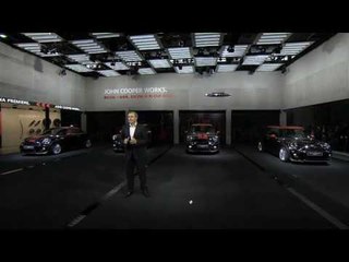 MINI Press Conference Dr. Kay Segler, Head of MINI Brand Management at Shanghai 2013