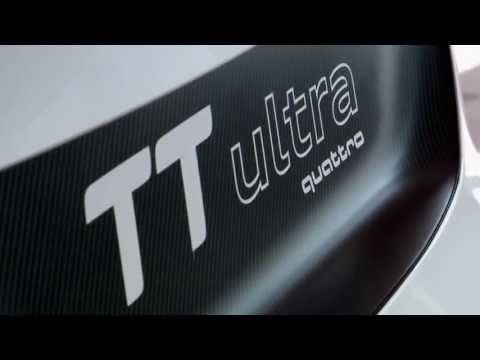 Le Mans champion Andre Lotterer driving the Audi TT ultra quattro concept