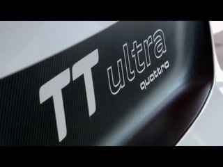 Le Mans champion Andre Lotterer driving the Audi TT ultra quattro concept
