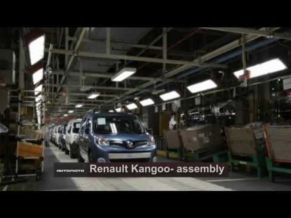Manufacturing 2013 New Renault Kangoo - assembly line | AutoMotoTV