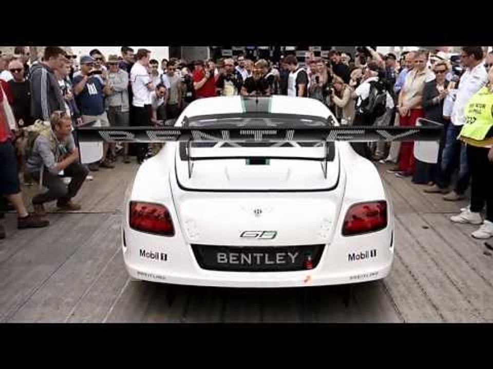 The official running debut of the Bentley Conti...