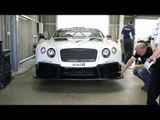 Bentley Continental GT3 Testing | AutoMotoTV