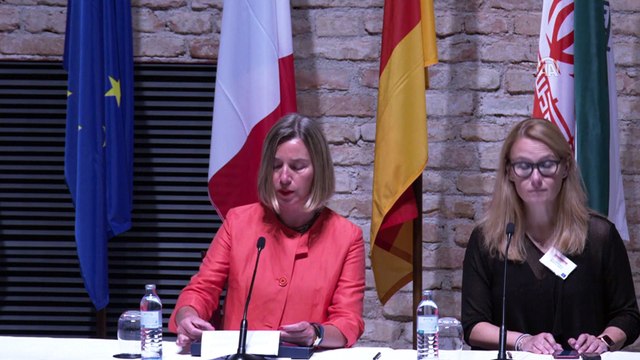 İran Nükleer Anlaşması'nın geleceği görüşmeleri - Mogherini - VİYANA