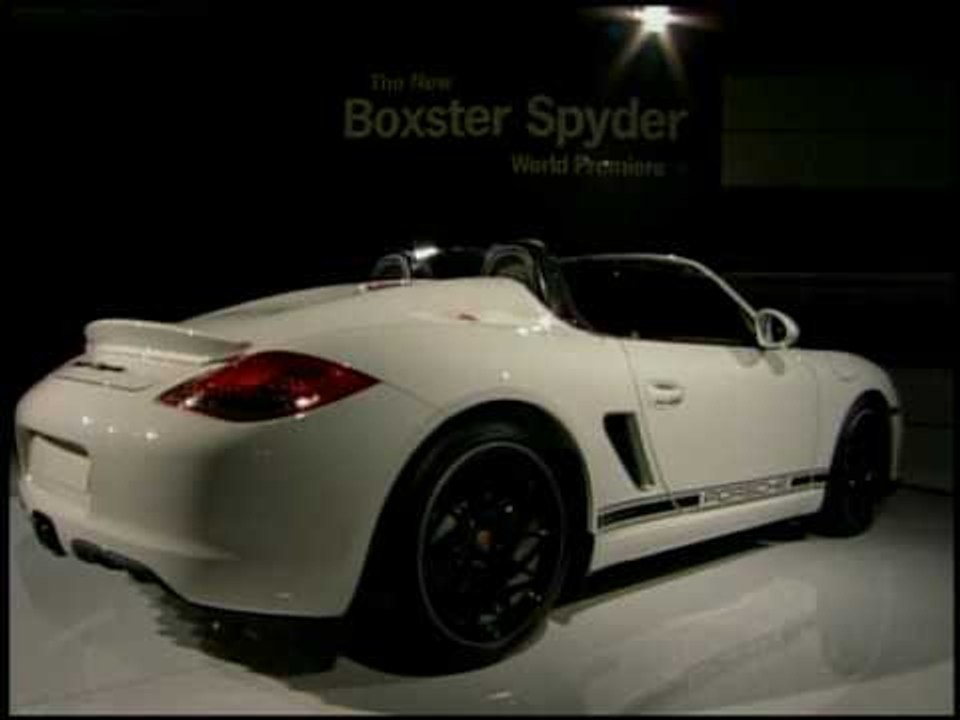 Porsche Boxster Spyder at Los Angeles Auto Show part 1