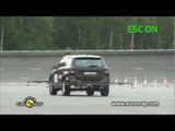 Mercedes M Class Euro NCAP  ESC test