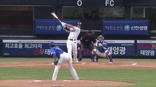 김재환, 홈런 공동 선두...두산 4연승 / YTN