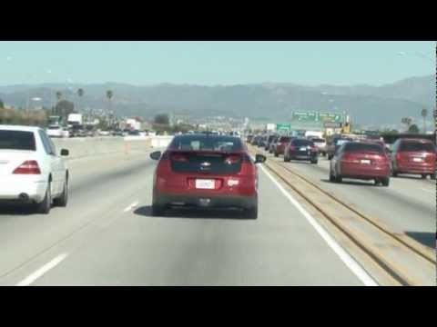 Chevy Volt in the HOV lane in California