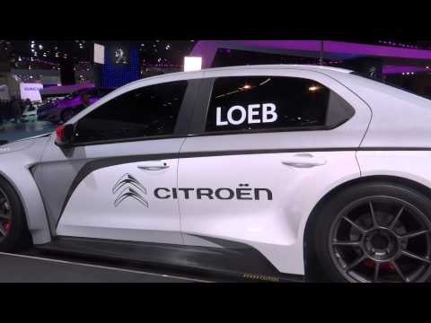 Sebastien Loeb and Citroën C-Elysée WTCC at IAA 2013 | AutoMotoTV