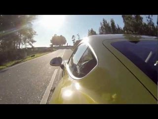 Porsche Cayman S   Driving on a country road