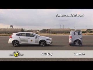 Volvo V40 - AEB Tests 2013 | AutoMotoTV