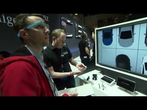 Mercedes-Benz at CES Las Vegas 2014 - Google Glasses | AutoMotoTV