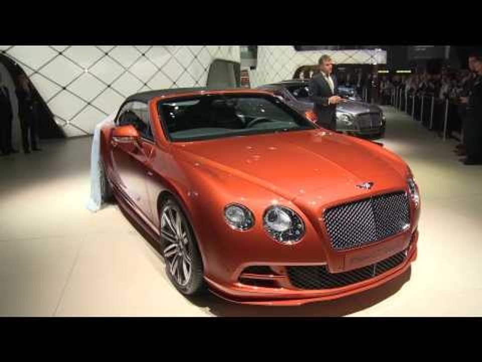 Bentley Continental GT Speed at Geneva Auto Show 2014 | AutoMotoTV