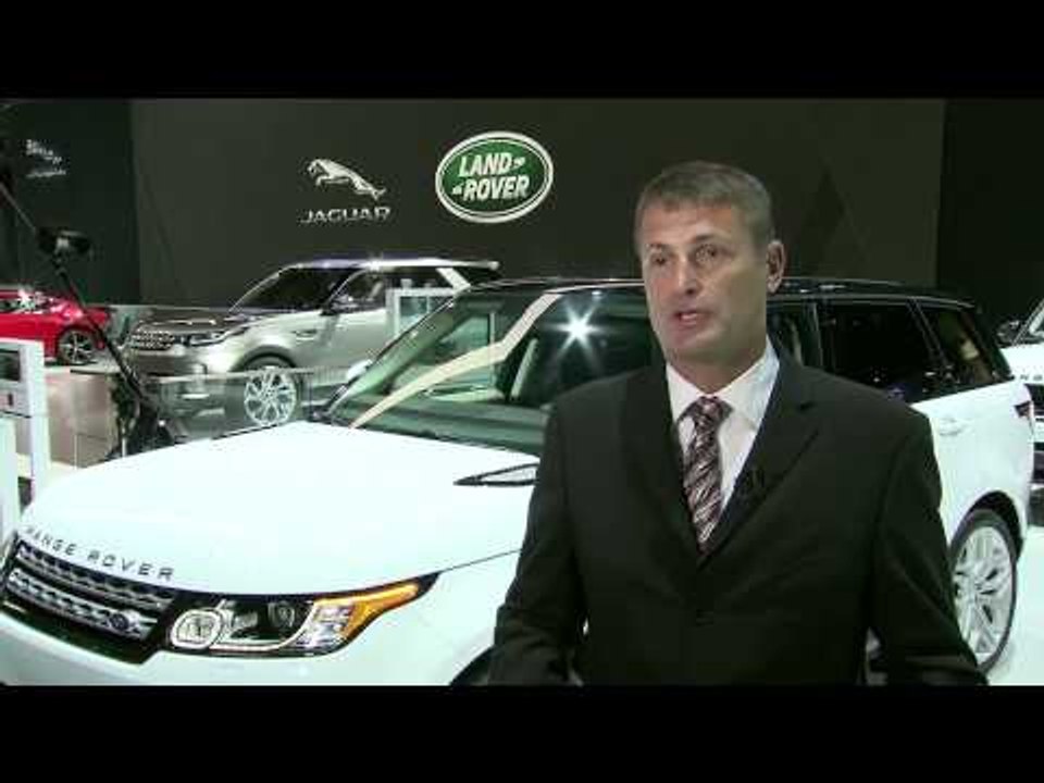 Phil Popham, Group Marketing Director, Jaguar Land Rover at NYAS 2014 | AutoMotoTV