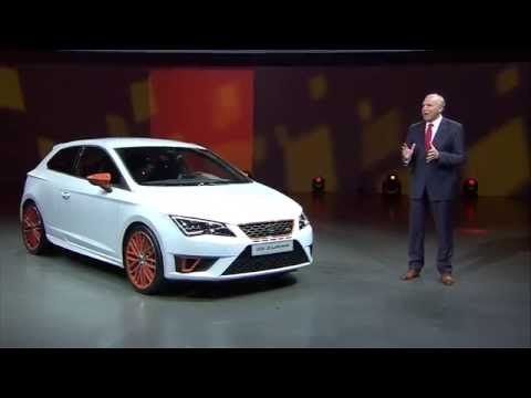 Seat Leon Cupra at VW Group Night - Auto China 2014 | AutoMotoTV