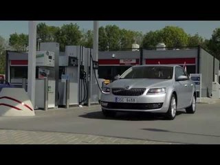 Skoda Octavia G-TEC Charging Demo | AutoMotoTV