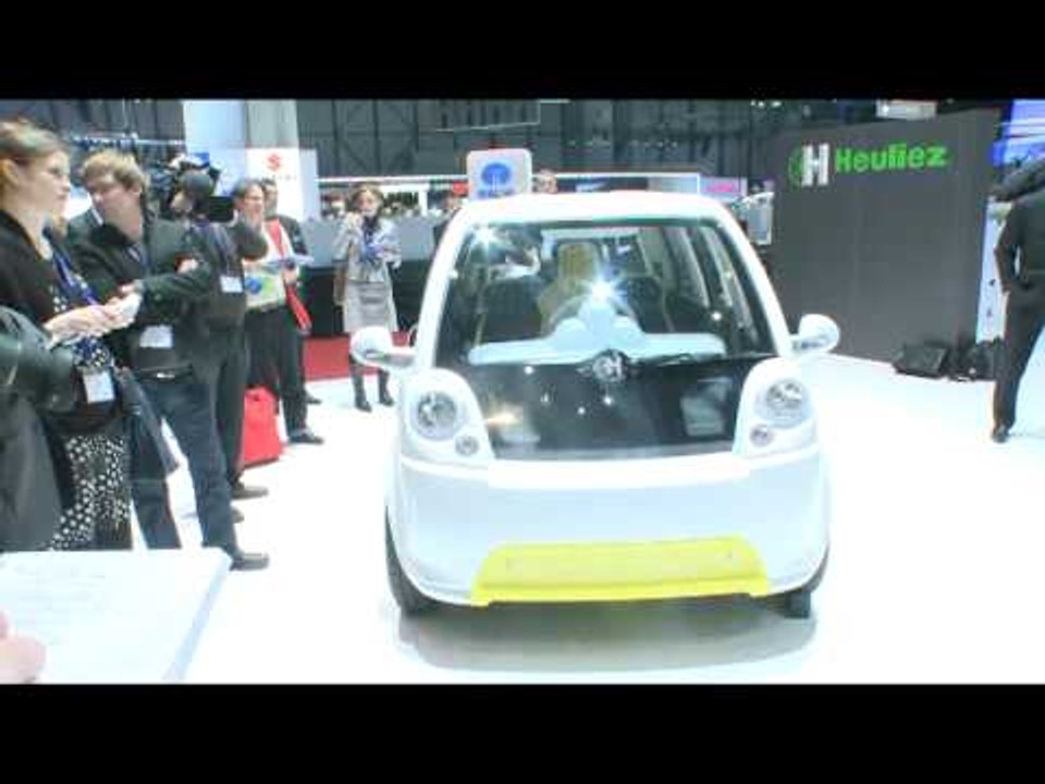 SAS Heuliez Vehicule Electrique press conference at the Geneva Motor Show 2010