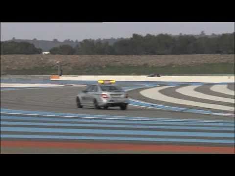 Mercedes Benz C63 AMG safety car DTM Driving scenes
