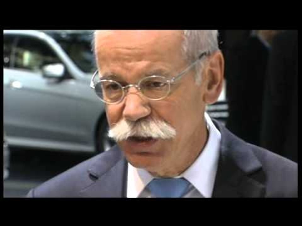 NAIAS 2013 World premiere Mercedes Benz CLA   Dr  Dieter Zetsche CEO