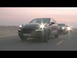 2010 Porsche Cayenne S Hybrid testing in Dubai