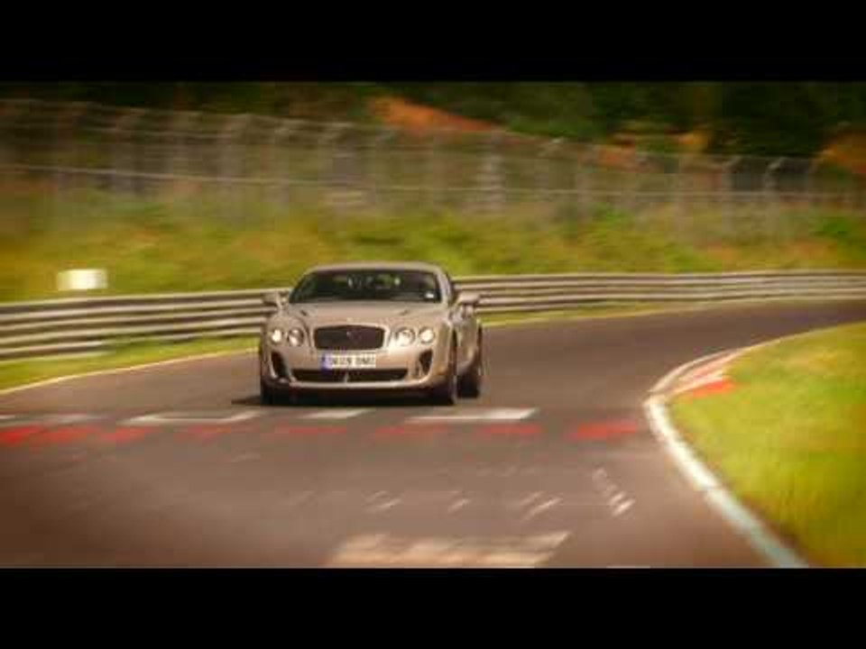 Bentley Continental Supersports test drive at the Nürburgring race track