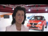 World premiere of the new smart fortwo and forfour - Interview Dr. Annette Winkler | AutoMotoTV