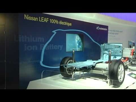 Paris Auto Show Nissan Electric Vehicles