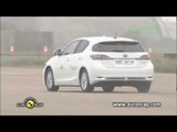 Lexus CT200h -- Euro NCAP  ESC Test 2011