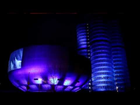Video projection of BMW Welt and BMW Museum for the Launch of BMW i