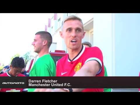 Manchester United Players drive Chevrolets throughout Beverly Hills - Darren Fletcher | AutoMotoTV