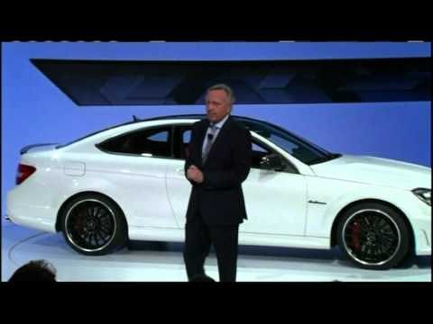 World premiere Mercedes Benz C63 AMG at New York Auto Show 2011