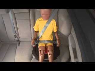 Demonstration crashes - Importance of child restraints