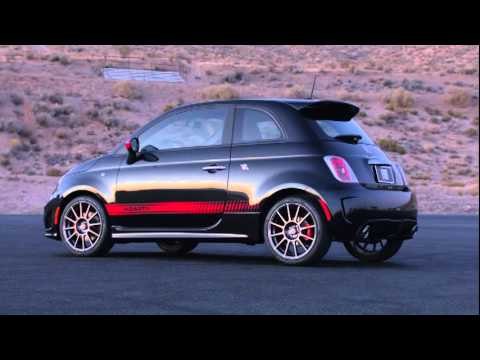 Fiat 500 Abarth Running Footage