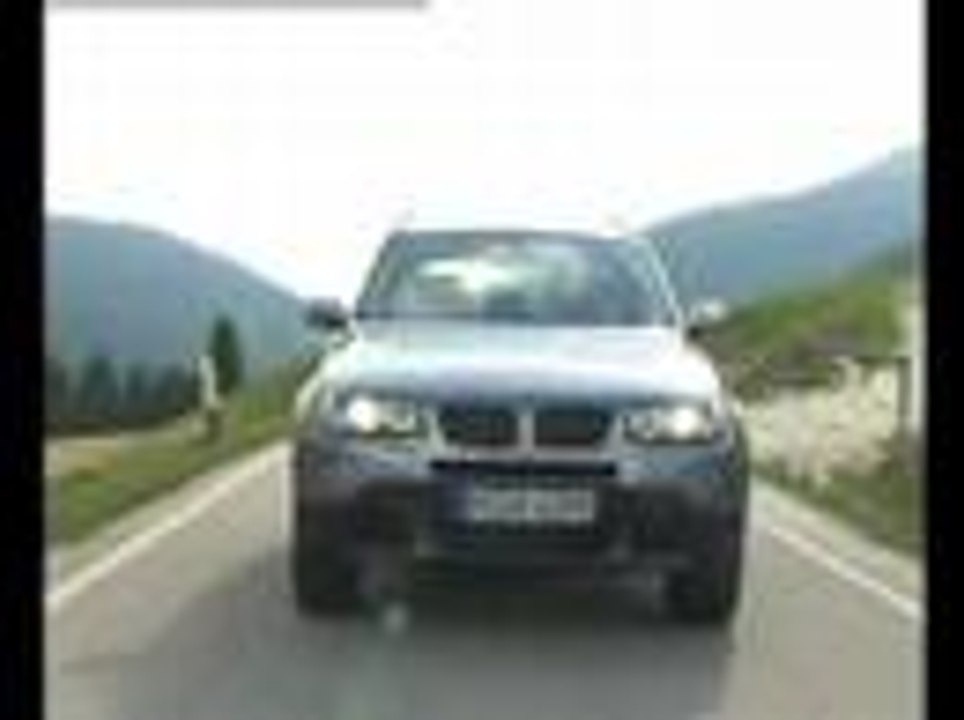 BMW X3 mountains