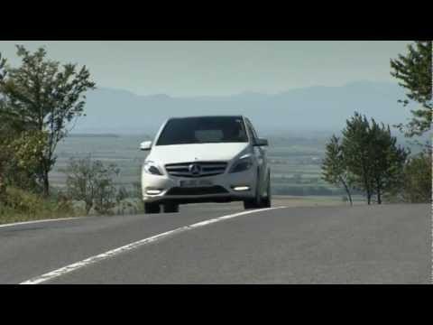Mercedes Benz B 180 CDI Cirrus White Driving Event Vienna Austria