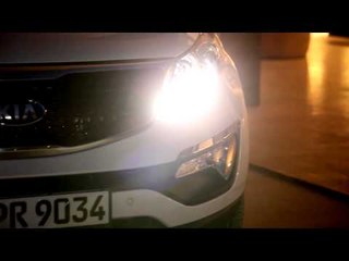 Kia Sportage Exterior Design - Night view | AutoMotoTV