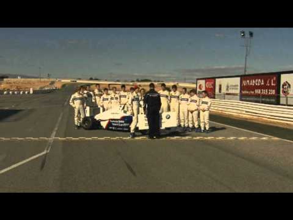 Sebastian Vettel attends the Formula BMW Talent Cup Shoot Out Photo shooting