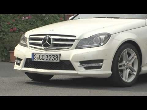 Mercedes Benz C350 CDI BlueEFFICIENCY Estate Diamond White Driving Event Tenerife