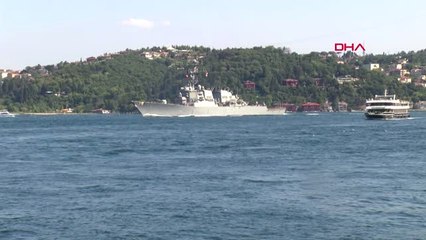 ABD Savaş Gemisi Boğaz'dan Geçti