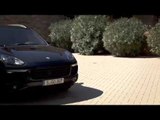 The new Porsche Cayenne S Diesel in Black Driving Video Trailer | AutoMotoTV