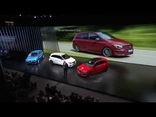 Mercedes-Benz B-Class Presentation in Paris 2014 | AutoMotoTV