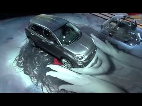 The new Fiat 500X Crossover Design at Paris Motor Show 2014 | AutoMotoTV
