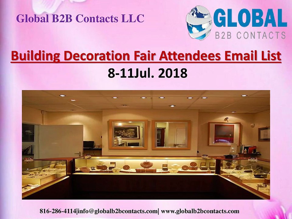 Building Decoration Fair Attendees Email List