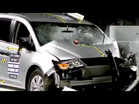 2014 Honda Odyssey - Insurance Institute for Highway Safety crash test video | AutoMotoTV