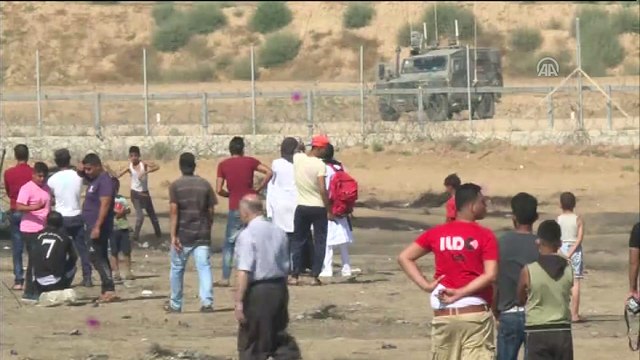 Gazze'deki Büyük Dönüş Yürüyüşü gösterileri sürüyor (2) - HAN YUNUS