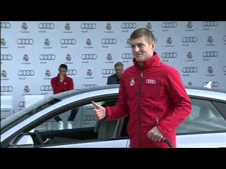 Real Madrid's players receiving their new Audi cars | AutoMotoTV