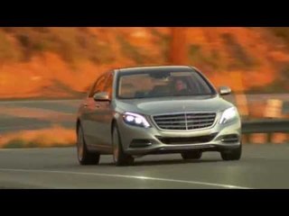 Mercedes-Maybach S 600 in Irridium Silver Driving Video | AutoMotoTV