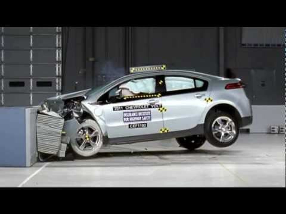 Selected frontal offset tests at 40 mph